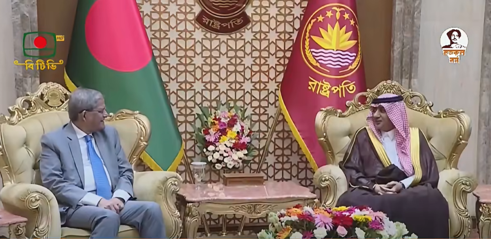 রাষ্ট্রপতির সঙ্গে সৌদির রাষ্ট্রদূতের সৌজন্য সাক্ষাৎ