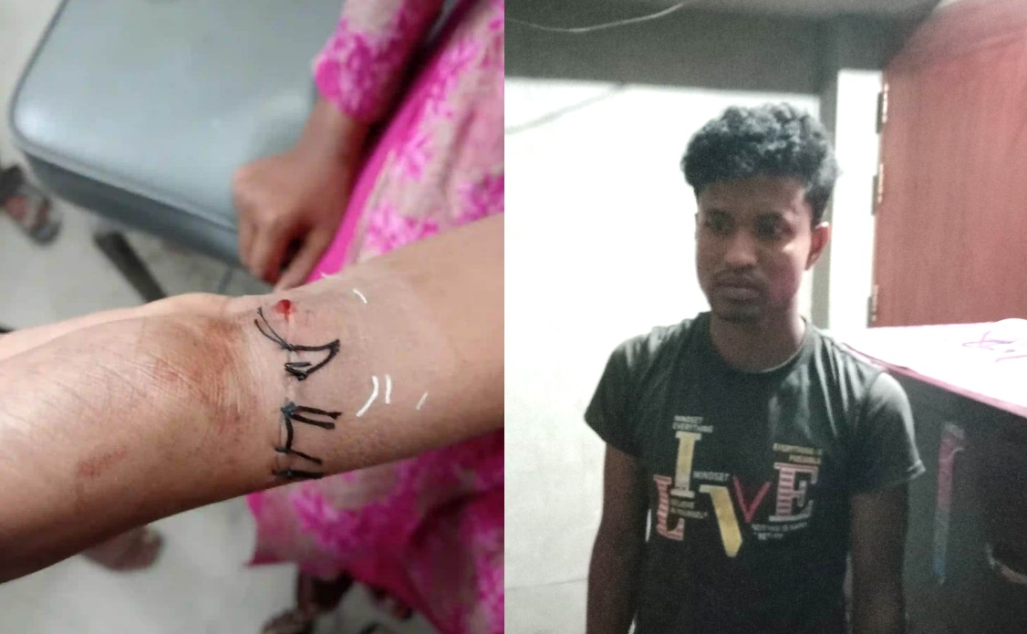 আক্কেলপুরে প্রকাশ্যে ছুরি আঘাত-আটক এক
