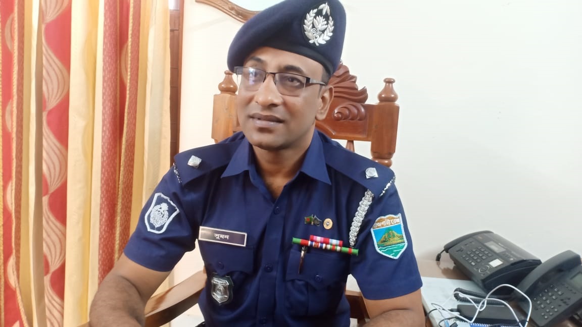 ভোলাহাটে নতুন ওসির যোগদান