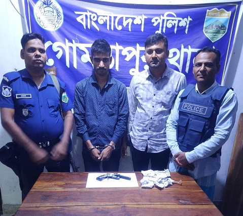 গোমস্তাপুরে ছদ্মবেশে অস্ত্র ব্যবসায়ী ধরল পুলিশ