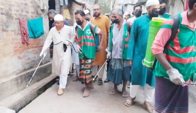 চাঁপাইনবাবগঞ্জ পৌরসভায় এডিস মশার লার্ভা নিধন কর্মসূচির উদ্বোধন