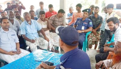 গোমস্তাপুরে জনসচেতনতা বৃদ্ধির লক্ষ্যে পুলিশের মতবিনিময়