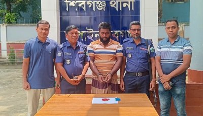 শিবগঞ্জে পুলিশের অভিযানে ইয়াবাসহ মাদক ব্যবসায়ী গ্রেপ্তার