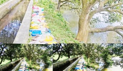 চাঁপাইনবাবগঞ্জে ঝুঁকিতে অগ্রণী সেচ প্রকল্পের প্রধান ক্যানেল ॥ ফসল নিয়ে ২৫০০ পরিবারের শঙ্কা