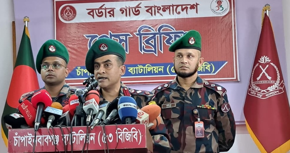 নির্বাচনী নিরাপত্তা জোরদারে চাঁপাইনবাবগঞ্জে নামছে ১৫ প্লাটুন বিজিবি