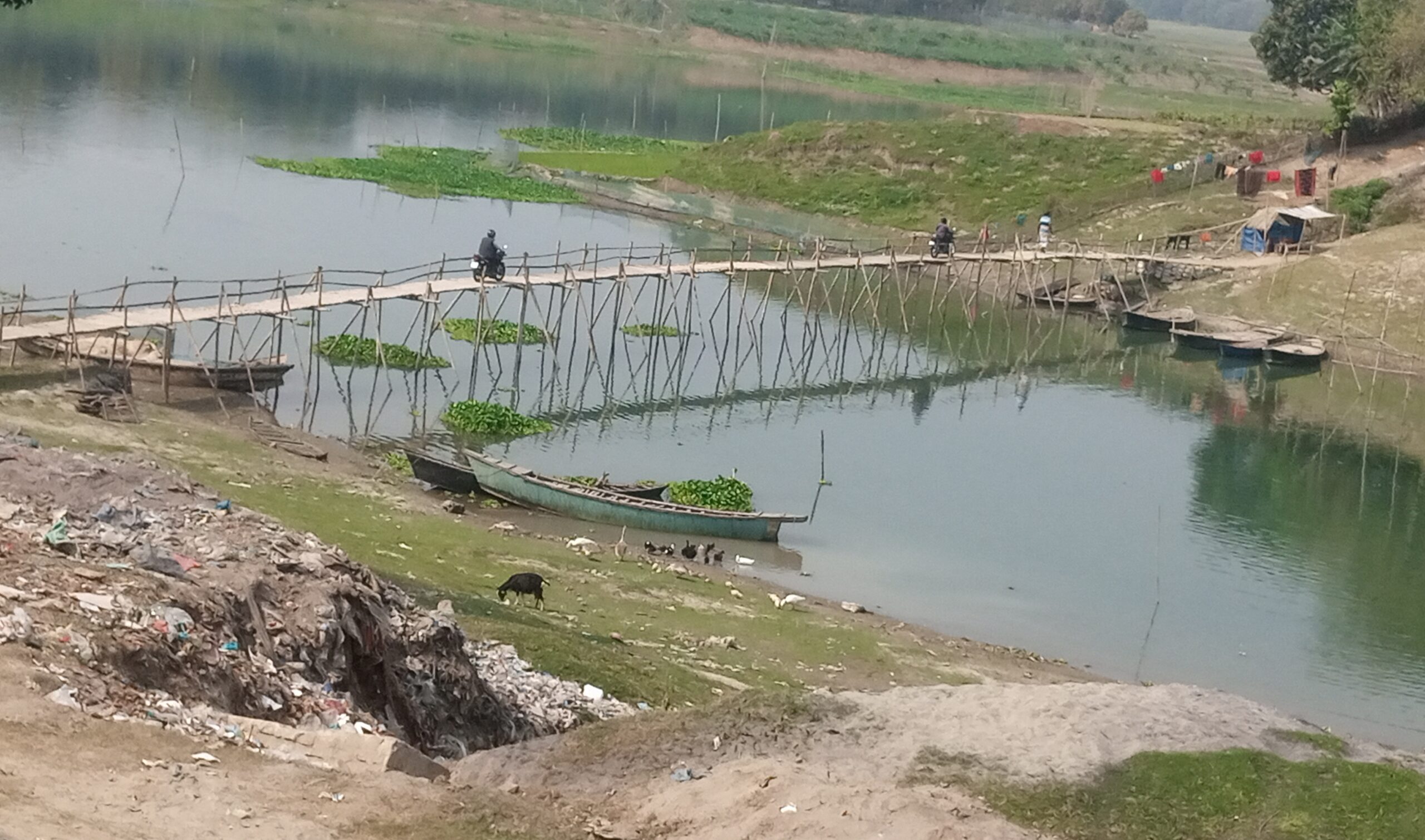 পুনর্ভবা-মহানন্দার মোহনা ॥ মকরমপুর ঘাটে সম্ভাবনা ও সংকটের চিত্র