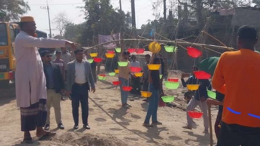 চাঁপাইনবাবগঞ্জ-১ আসনে ‘দাঁড়িপাল্লা’র উঁচু টাওয়ার সরানোর অভিযান