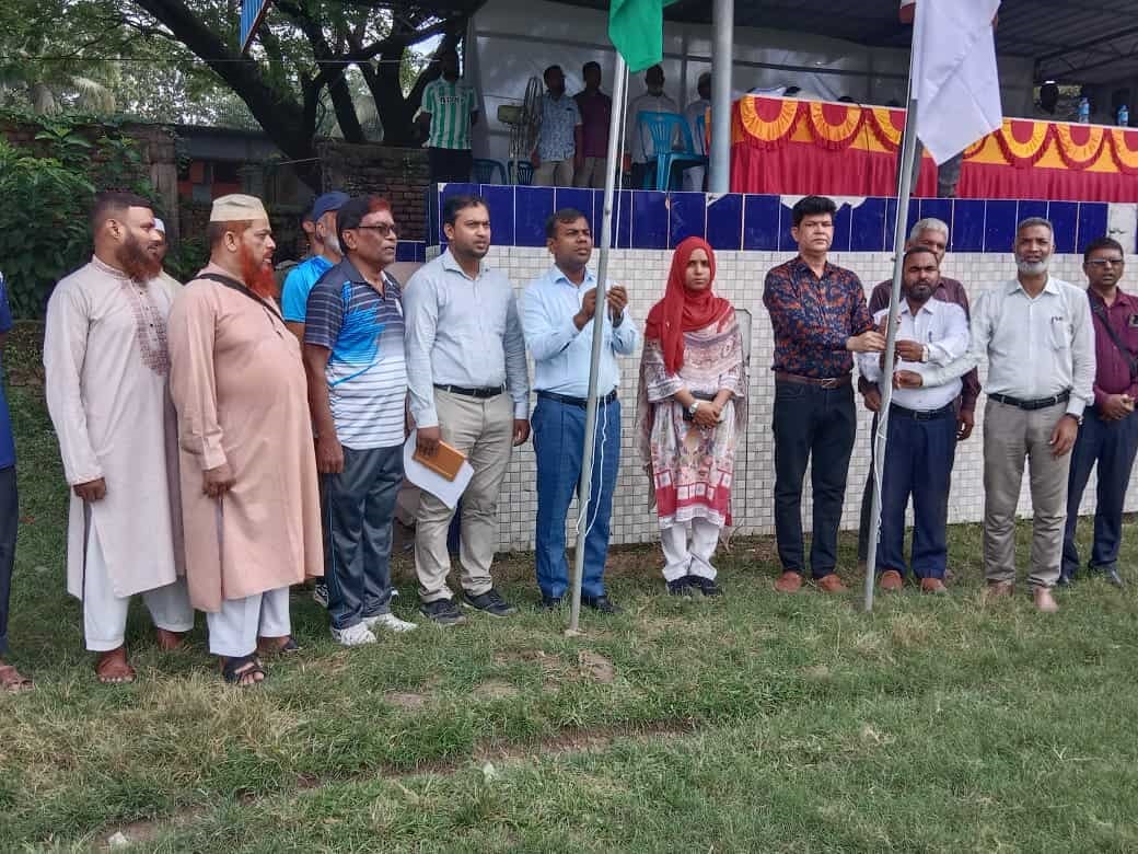 নাচোলে ৫২তম গ্রীষ্মকালীন জাতীয় ক্রীড়া প্রতিযোগিতার উদ্বোধন